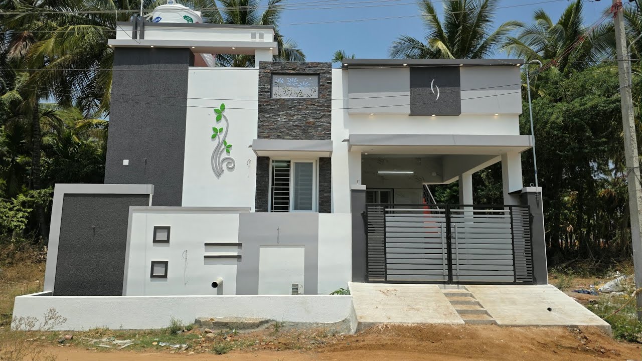 1350 SQ.FT-ல், கிழக்கு பார்த்த 2BHK தனி வீடு 📞89460 46531 #vadavalli #semifurnishedhouseforsale 