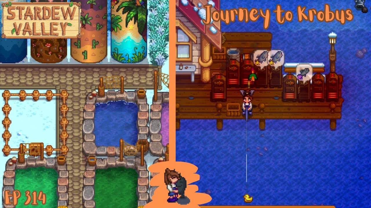 Another Fish Pond & Fishing Comparison - Stardew Valley Journey to Krobus Ep 314