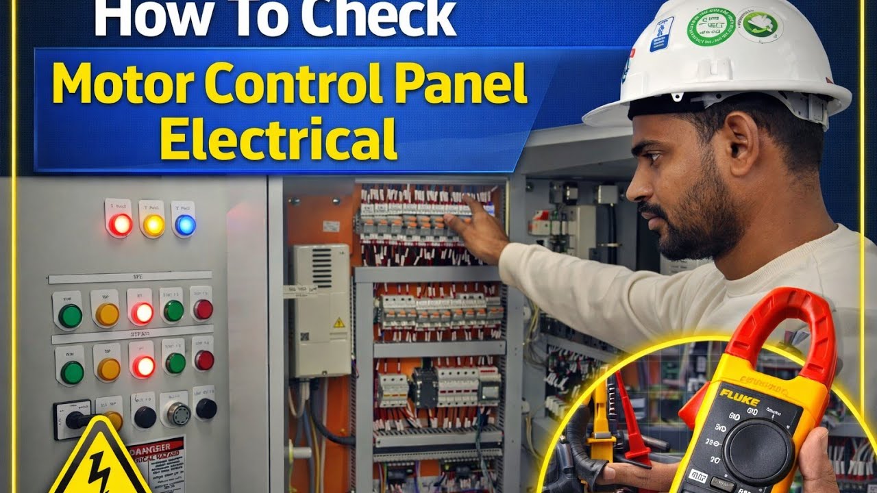 How To Check Motor Control Panel Electrical 