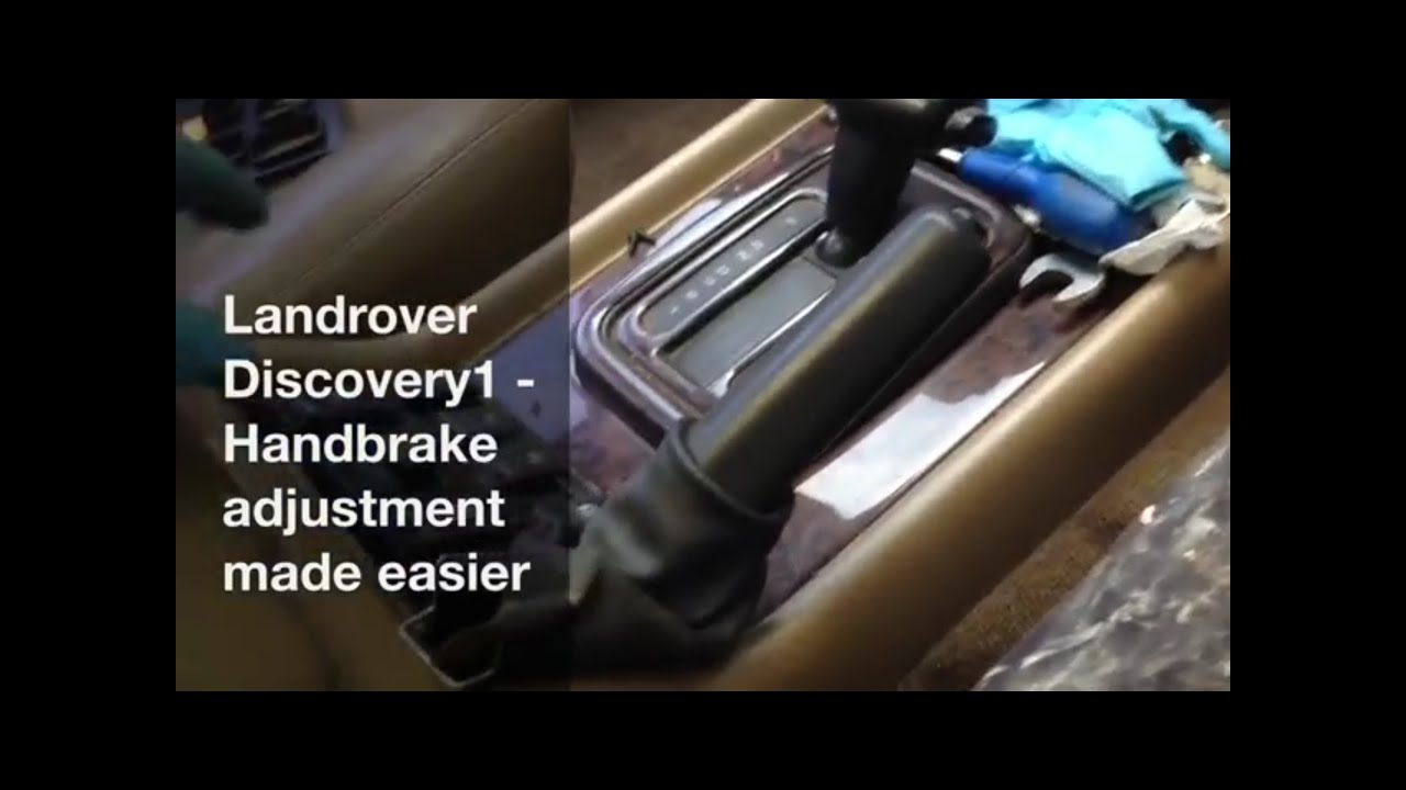 Регулировка ручного тормоза Landrover Discovery 1 стала проще
