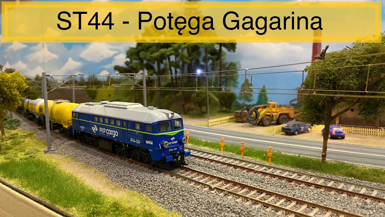 Na makiecie #H0: #ST44 #Gagarin #PotęgaGagarina | #PKPCARGO | #Roco73779 | Sound | #Roco