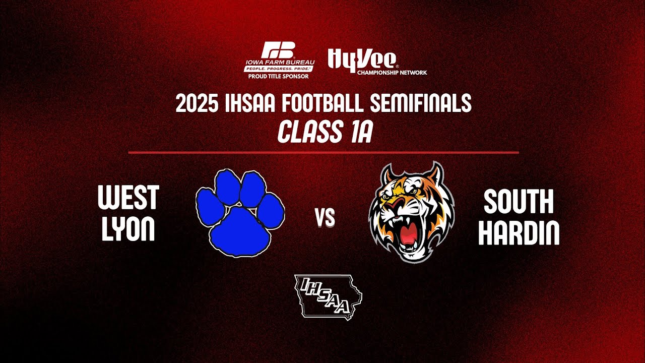 Football: 2025, Class 1A Semifinal - West Lyon vs South Hardin