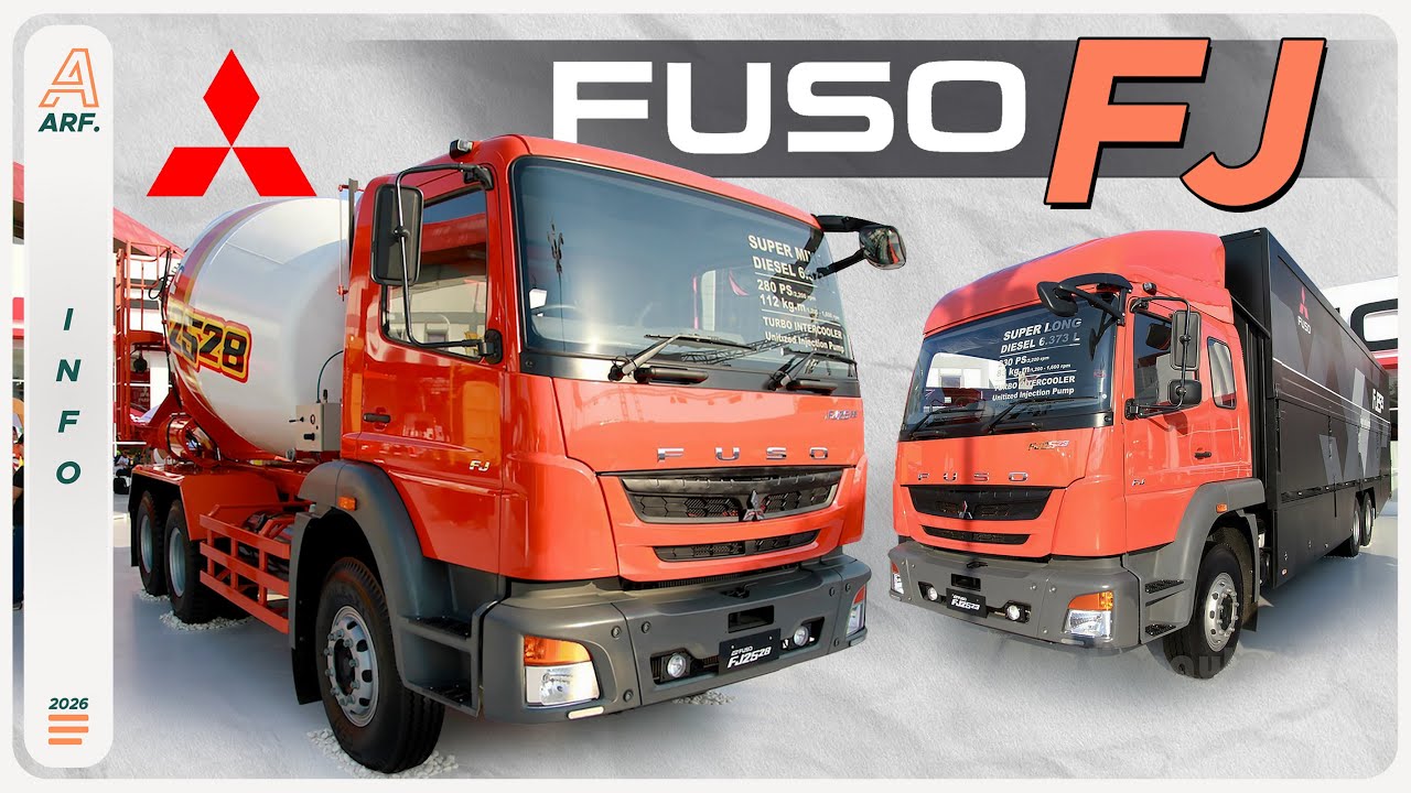 TRUK FUSO YANG MIRIP AXOR !! Mengenal Mitsubishi Fuso FJ