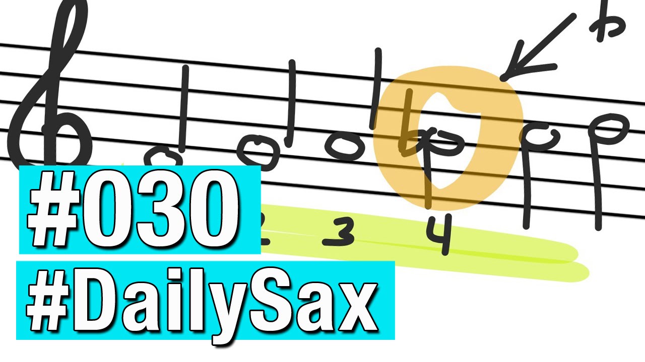 Saxophon Tonleitern üben #DailySax 030 - Übungen für Saxophon lernen