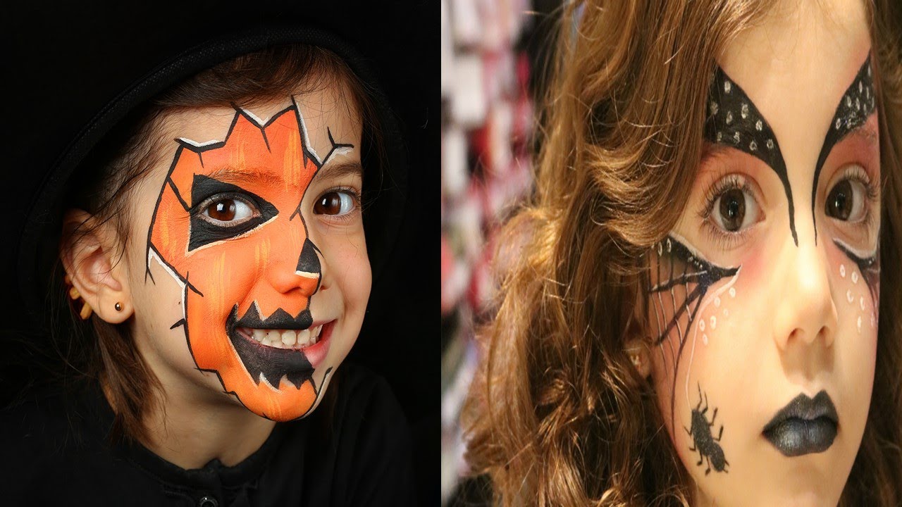 MAQUIAGEM INFANTIL PARA O HALLOWEEN.