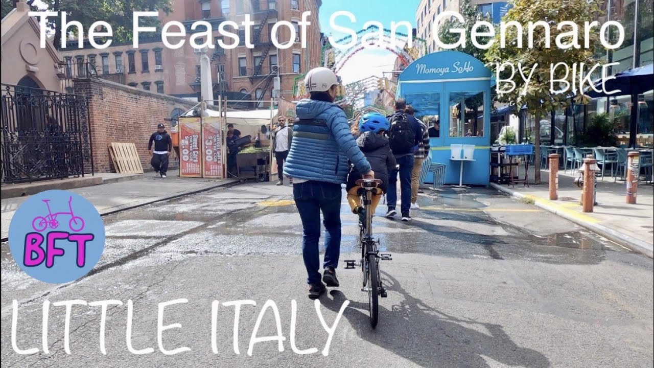 TASTE OF ITALY🇮🇹 Riding in New York City with The Brompton Folding Bike