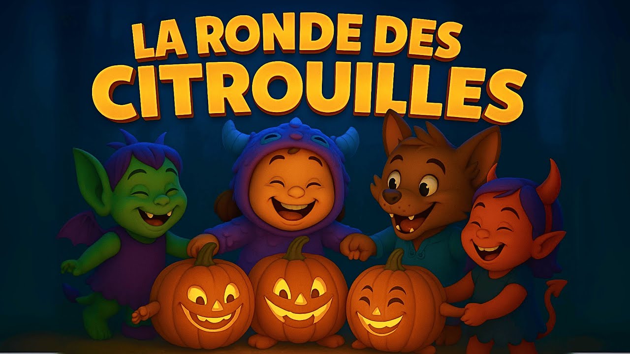 La Ronde des Citrouilles 🎃👻🧙‍♀️ | Chanson de Halloween pour Enfants 🎶