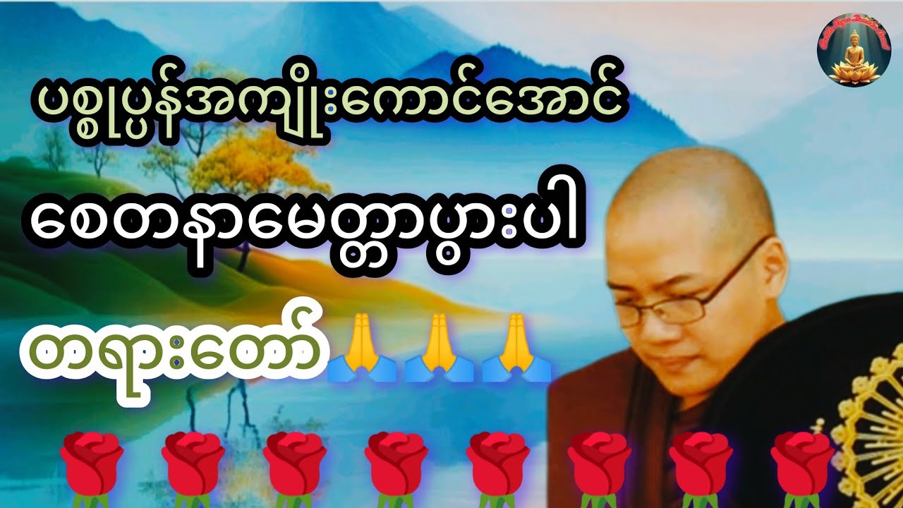 ပစ္စုပ္ပန်အကျိုးကောင်အောင်-စေတနာမေတ္တာပွားပါ#ကိုရီးယားဆရာတော်#တရားတော်#buddha #dhamma #1million 
