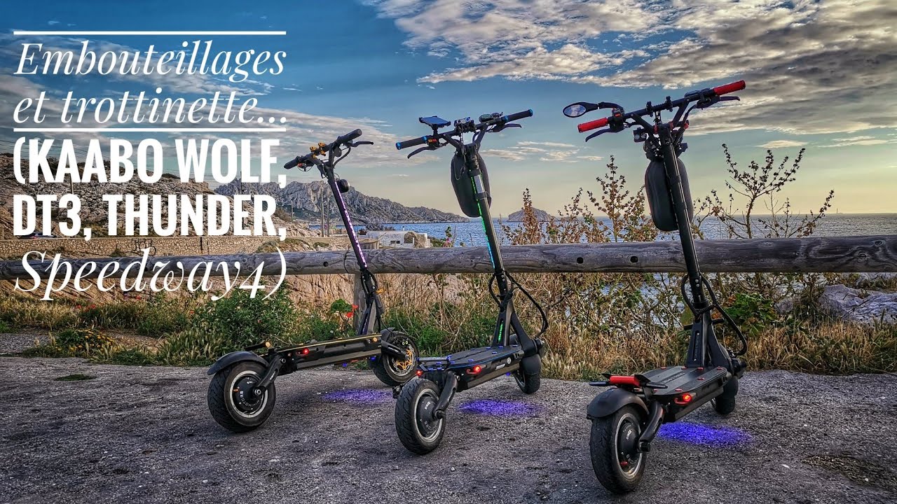 Trottinette et embouteillages à Marseille? Pas de problème! (Kaabo, Dualtron, Speedway Ride)