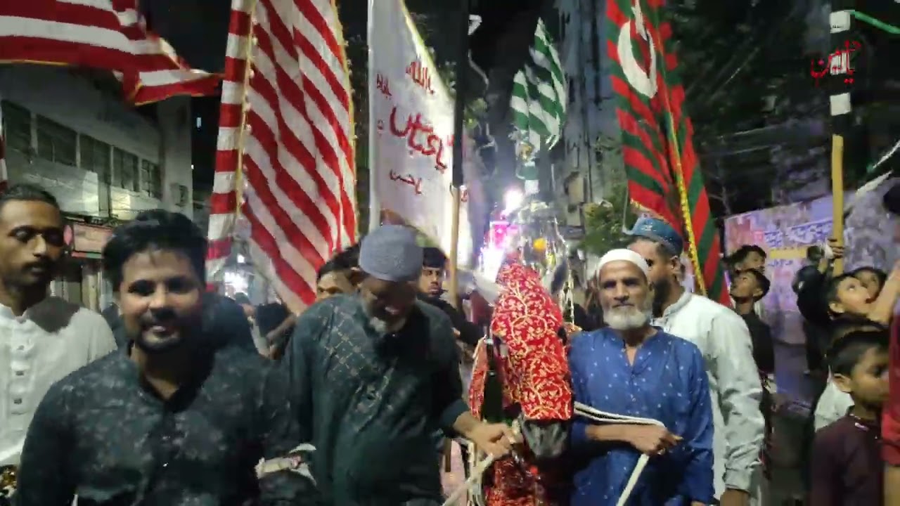 #9muharram #bccroad #ahmadkholifa #labbaikyahussain #zuljanah #jhula 