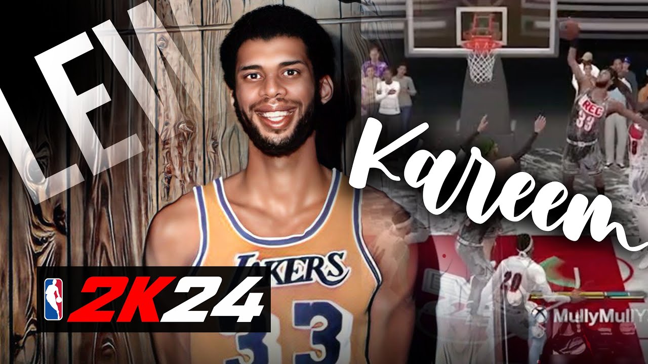 *NEW* BEST KAREEM ABDUL-JABBAR BUILD NBA 2K24 x HOF HOOK SPECIALIST x GOLD RISE UP x FACE CREATION