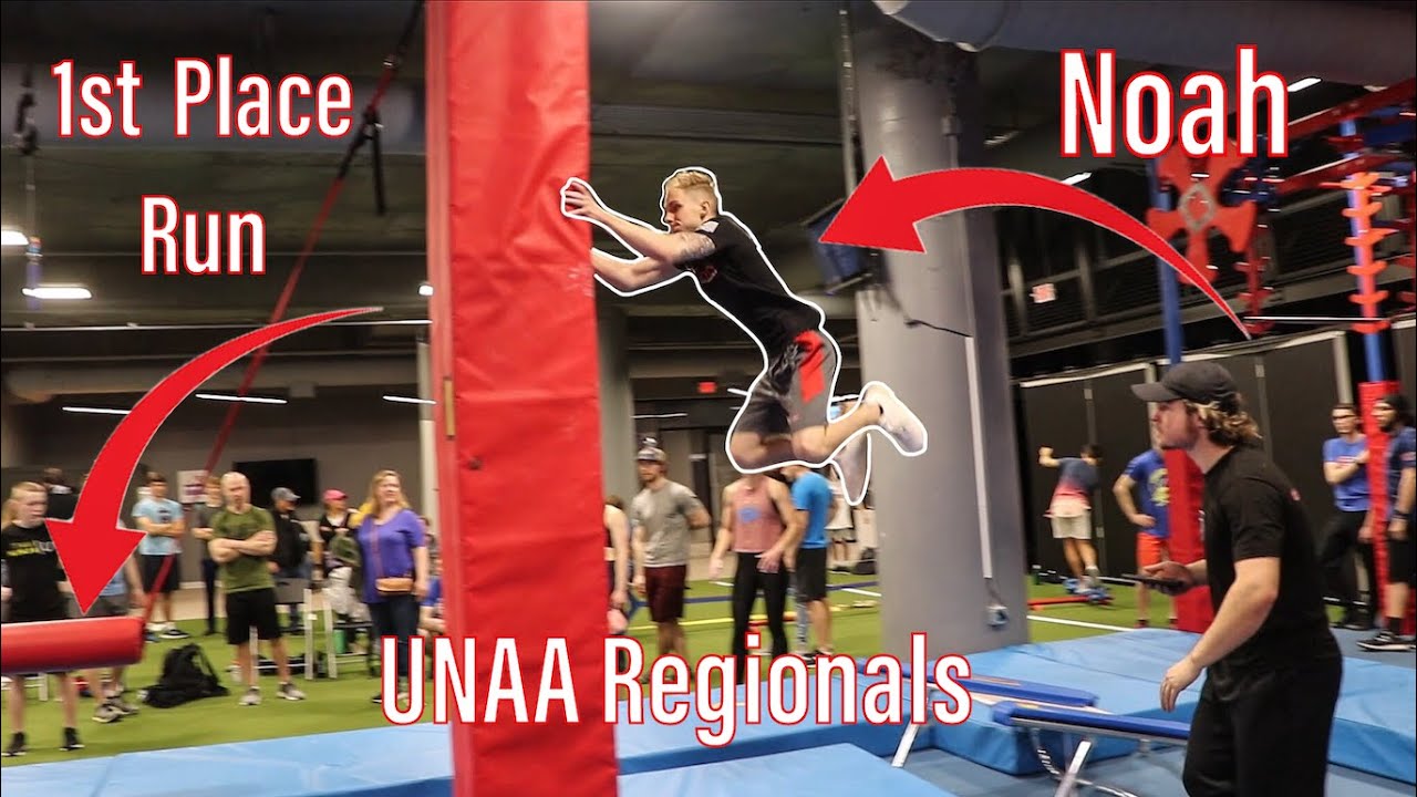 UNAA Regionals | Noah Won!! | Ninja Warrior Competition