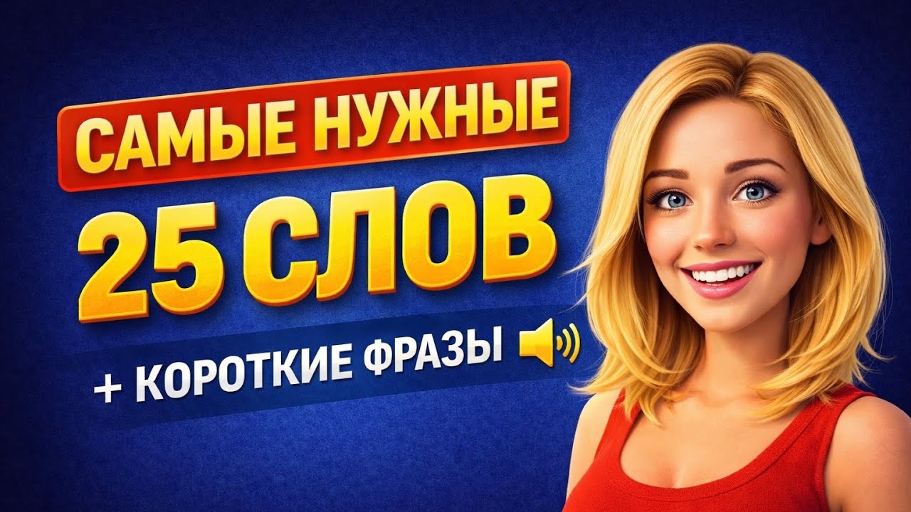 Английский для начинающих: 25 слов и готовые фразы на каждый день