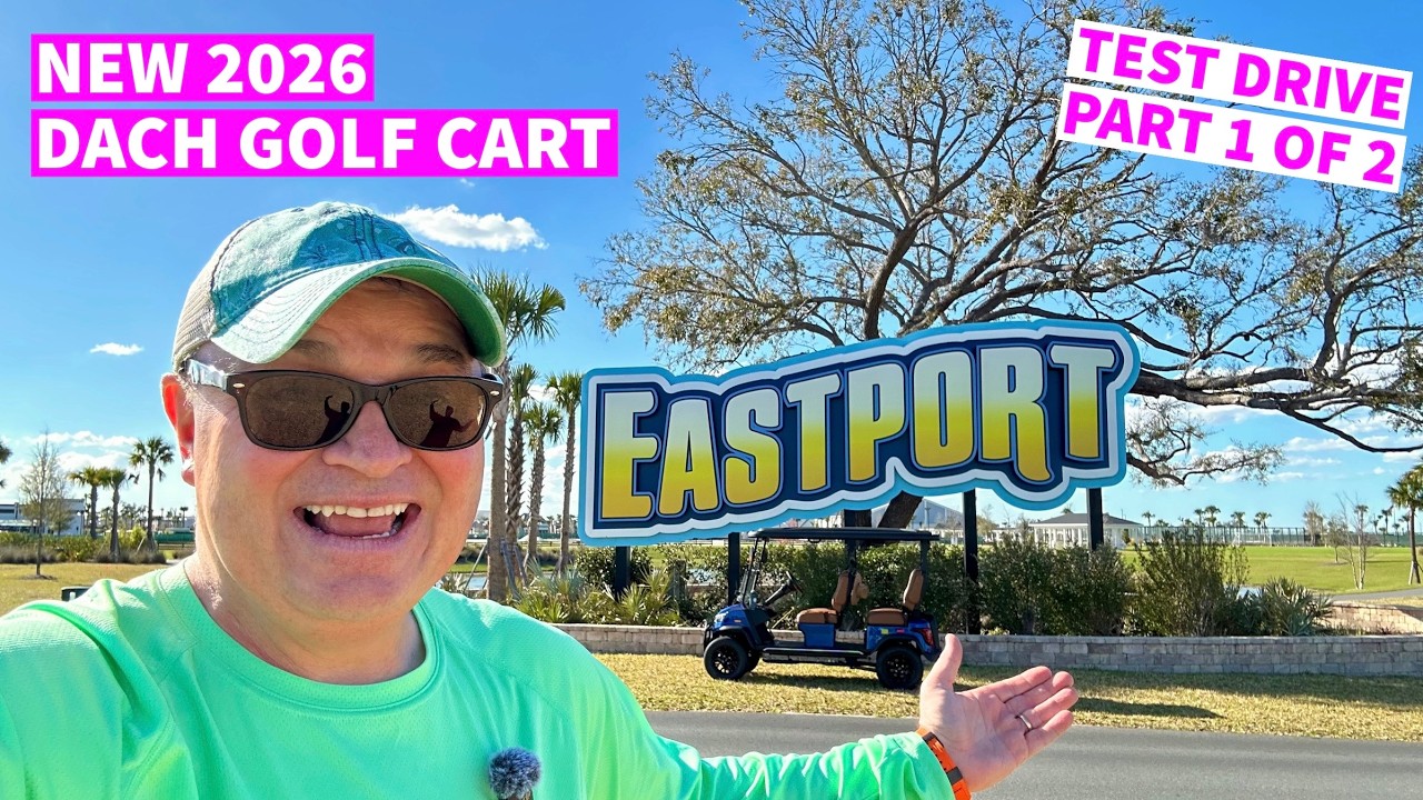 2026 BEST NEW Golf Cart? DACH Apollo Elite 4 Forward (Test Drive in The Villages Florida) Part 1
