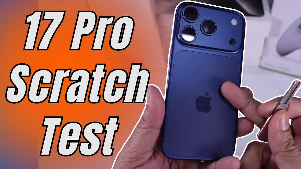 iPhone 17 Pro Scratch Test with Pin, Coin & Key