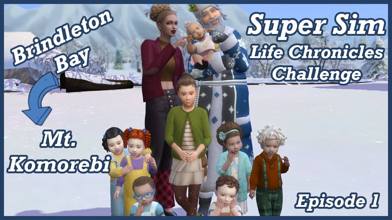 The Birth of a Super Sim 🌟 | Super Sim Life Chronicles Episode 1 | The Sims 4 Story Challenge