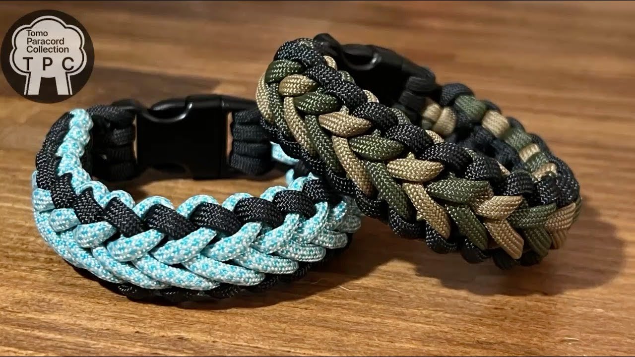 How to Make a Paracord Bracelet！バックル付きパラコードブレスレットの作り方＃パラコード＃ブレスレット＃編み方
