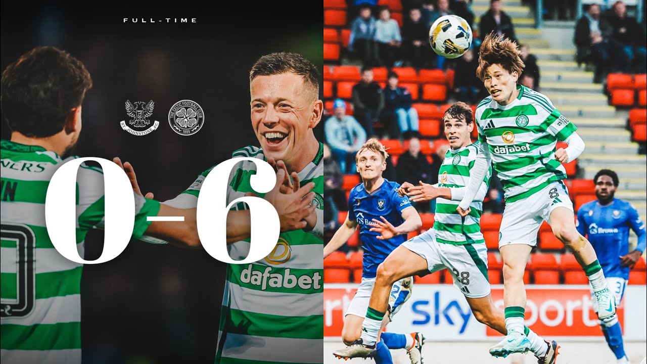 ST JOHNSTON V CELTIC 0-6 (HIGHLIGHTS) !!!