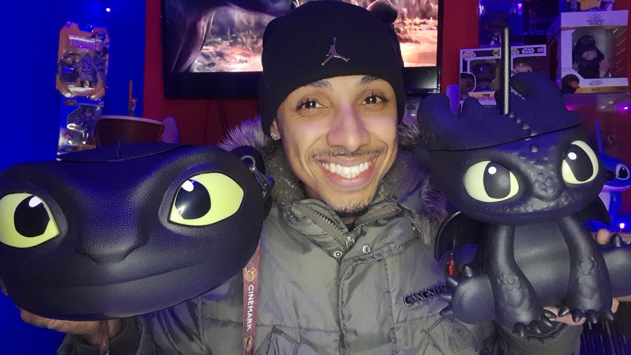 Como Treinar seu Dragão: Balde de Pipoca e Copo do Banguela do Cinemark!!!