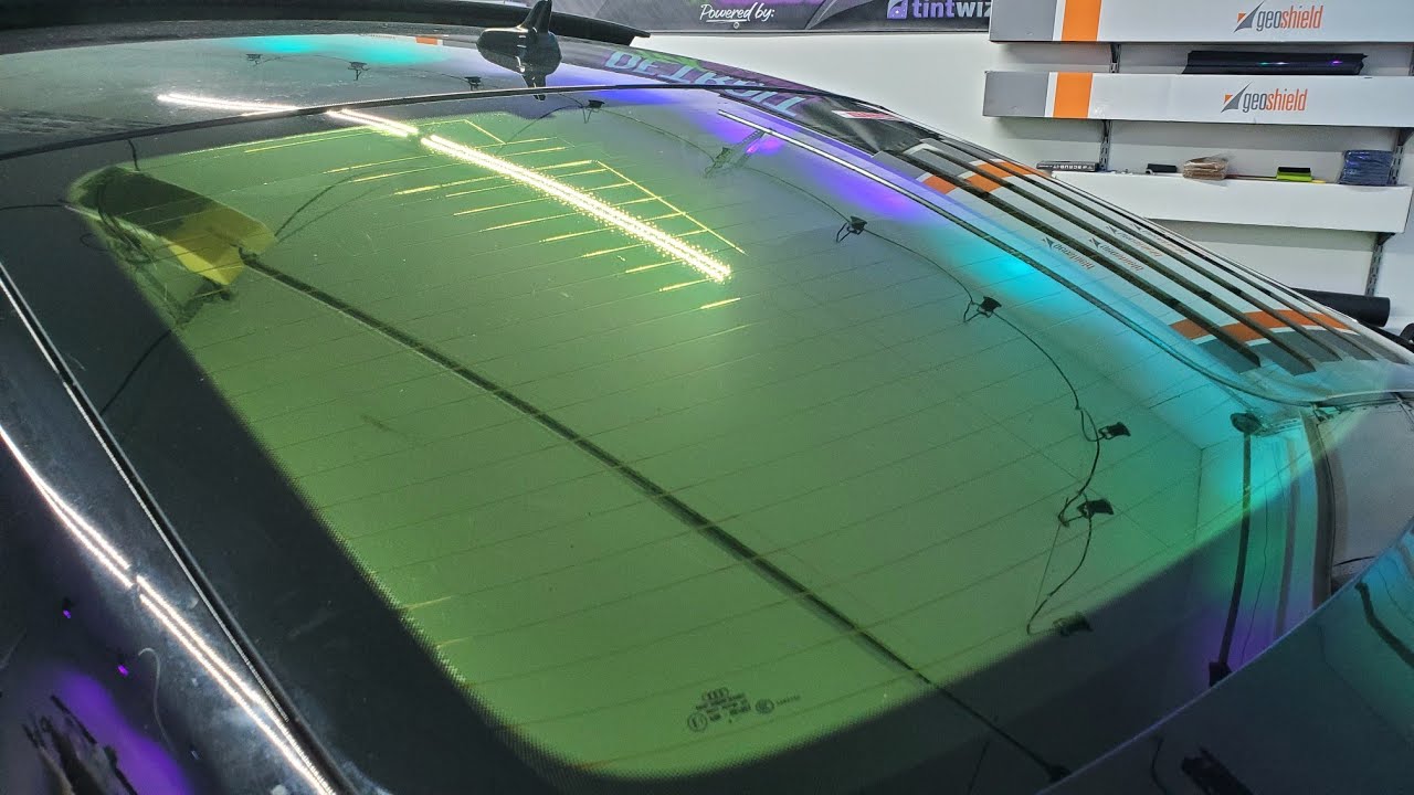 Audi S5 Gold Mirror Tint