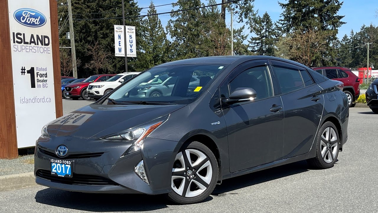 2017 Toyota Prius Hybrid+ Reverse Camera, Heated Seats, CD Player Review | Island Ford