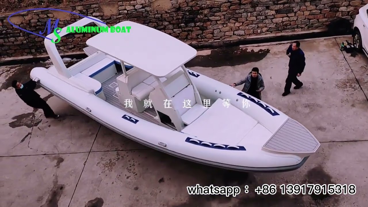 8.6m aluminum alloy inflatable boat, imported Hypalon airbag.  | MS Shipbuilding