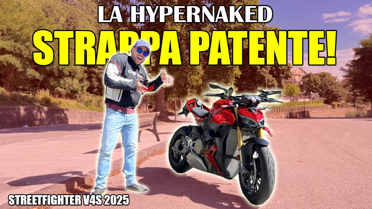 LA MOTO PERFETTA PER FARSI ARRESTARE! - DUCATI STREETFIGHTER V4S 2025 🔥 - TEST RIDE