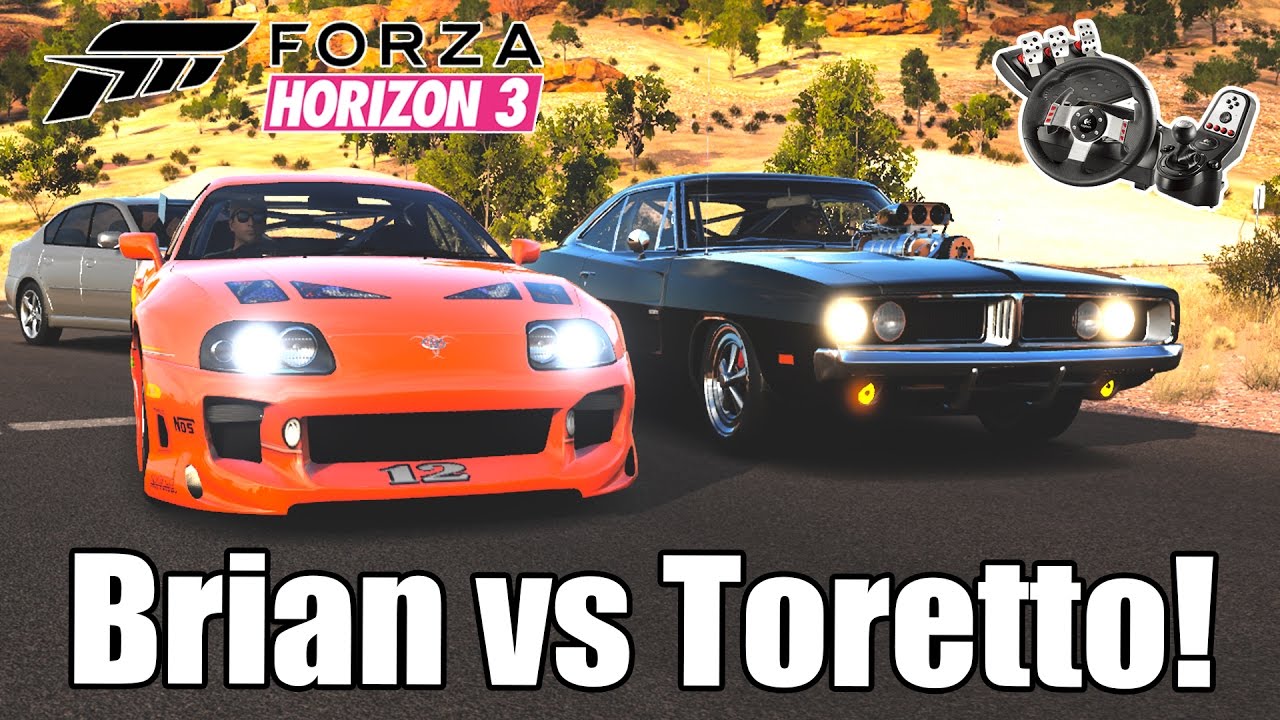 Velozes e Furiosos - Supra vs Dodge Charger RT (G27 mod)