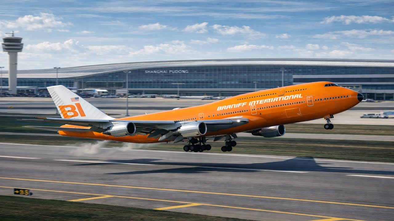 ✈️ TERRIFYING TURBULENCE! Boeing 747 Shakes During Landing at Manises Airport ✈️