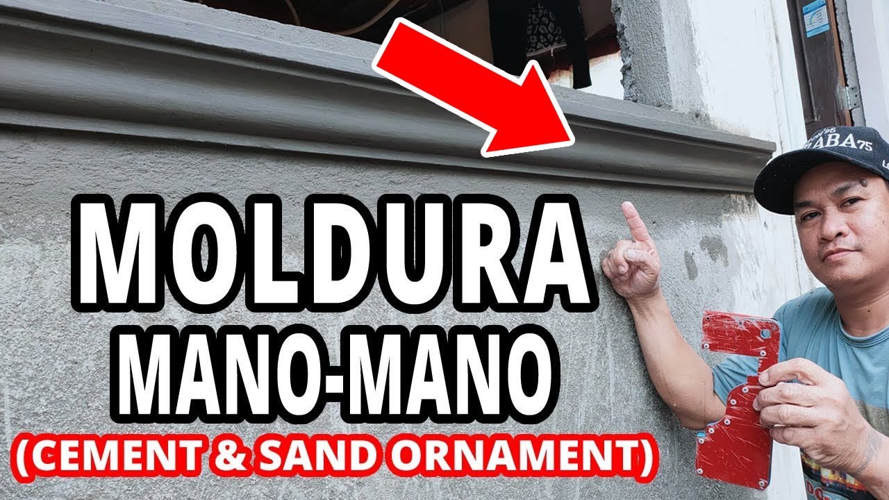 Paano gumawa ng moldura sa pader, Simple method and easy to follow tutorial #construction