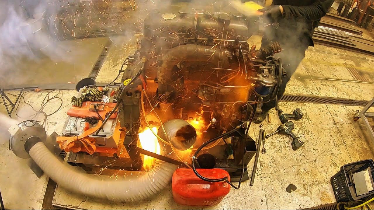 60 year old Scania 5,2L diesel motor - Will it start?