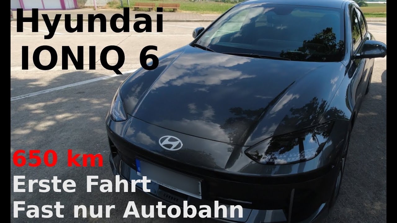Erste Fahrt mit dem Hyundai IONIQ 6 - 650 km fast nur Autobahn - Erste Eindrücke