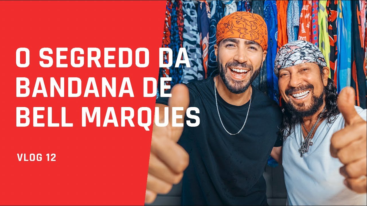 O SEGREDO por trás da bandana de BELL MARQUES  (Mostrei tudo) VLOG 12