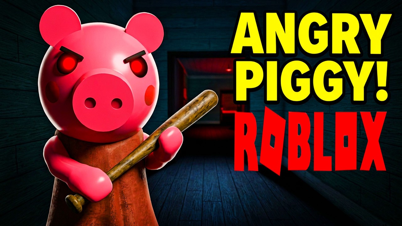 ПИГГИ В РОБЛОКС ИГРАЕМ В PIGGI В ROBLOX КАК СБЕЖАТЬ ОТ РАЗГНЕВАННОЙ СВИНЬИ