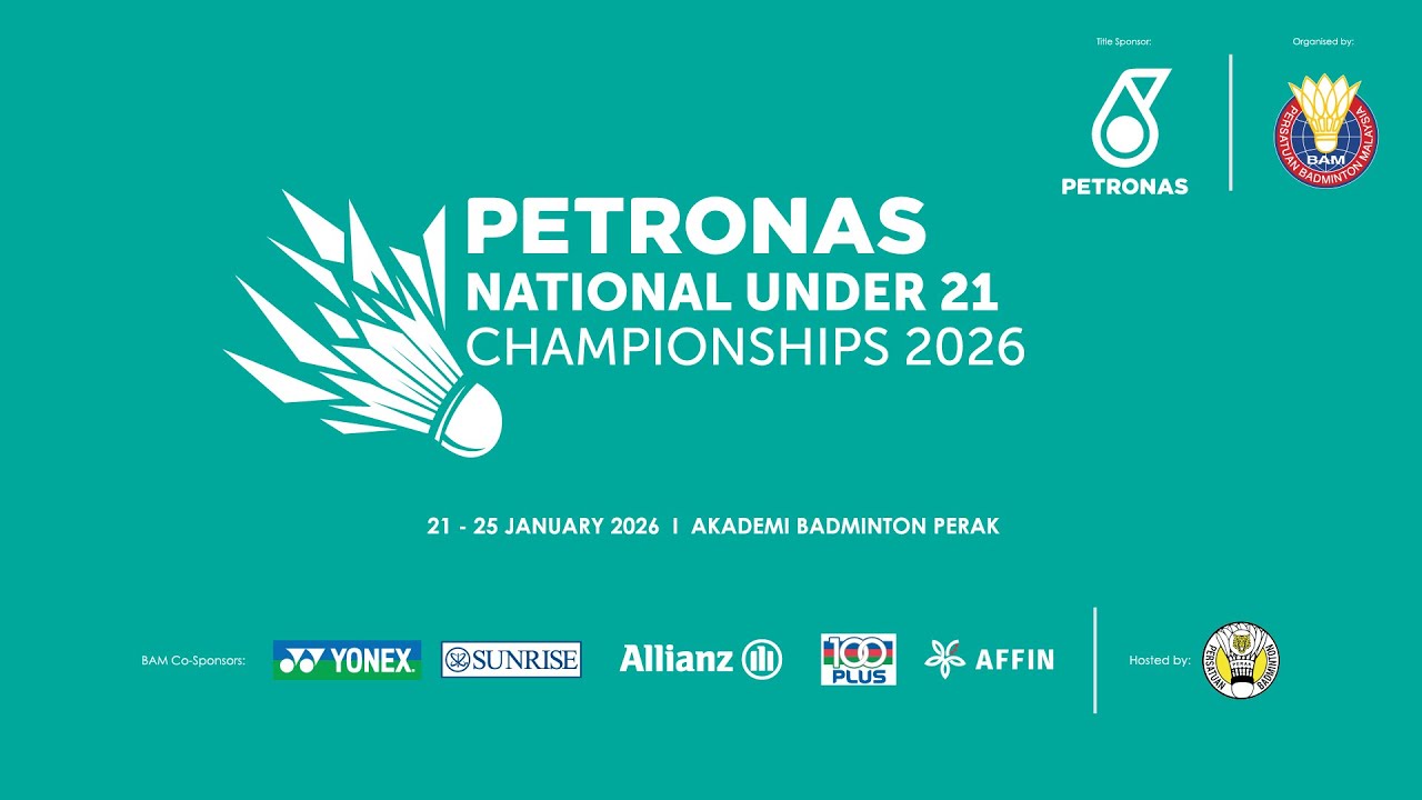 #PETRONASNationalU21Championships2026 Court 1  |  FINALS