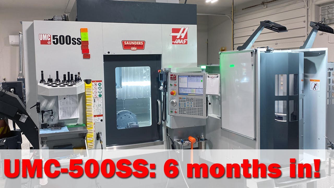Haas UMC-500SS с парком из 10 паллет! Почему мы купили и курсы обучения по 5-осевой обработке!