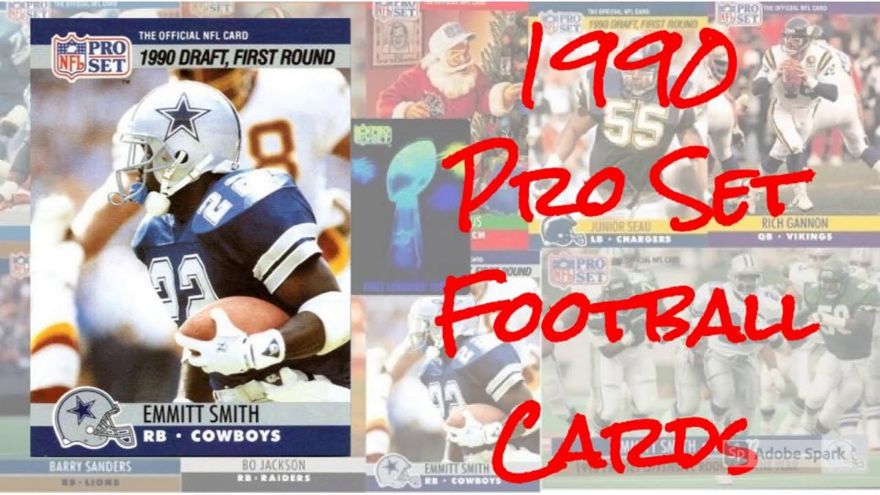1990 Pro Set Football Cards - 10 Most Popular