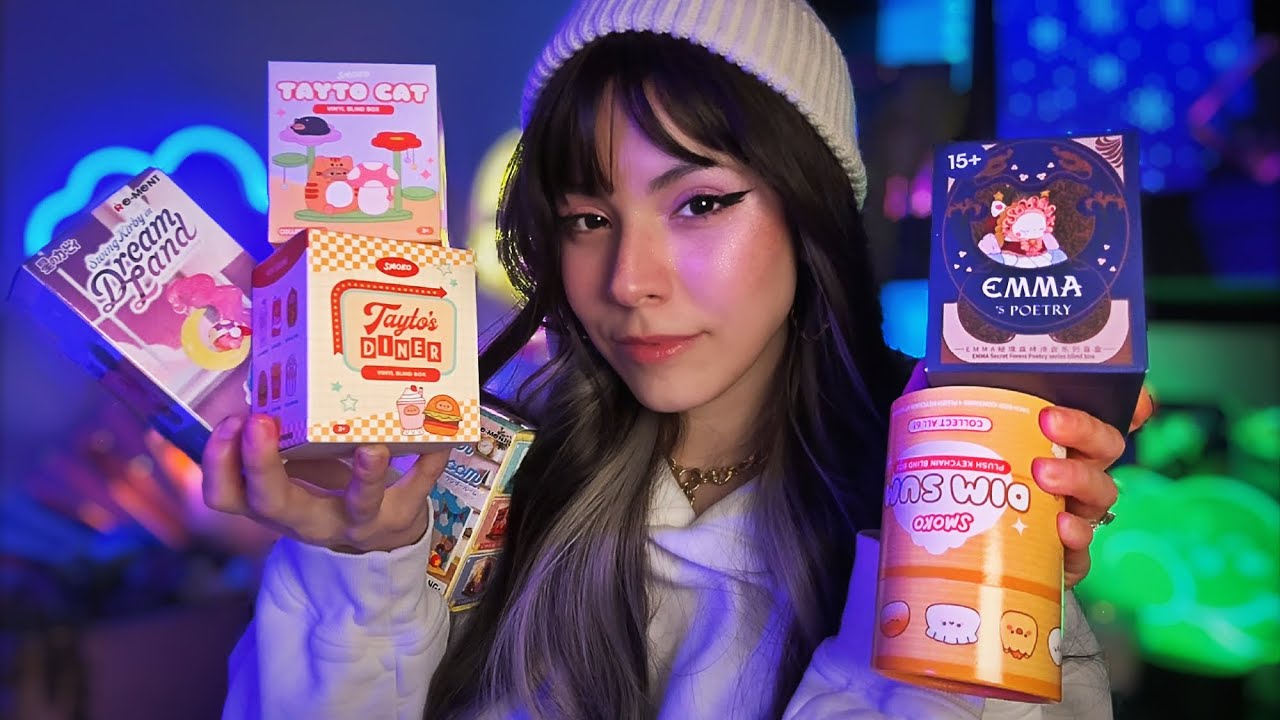Opening Mystery Boxes! 🎁✨ ASMR (So many crinkle sounds, plastic and cardboard sounds)