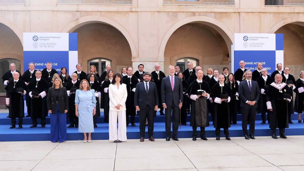 El Rey Felipe VI inaugura el nuevo curso universitario en la Universidad Polit&eacute;cnica de Cartagena
