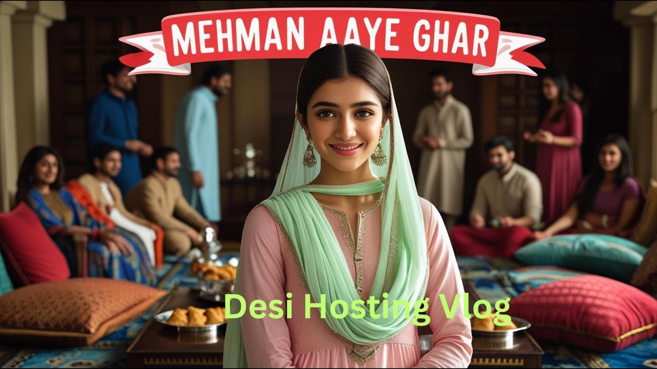 Desi Hosting Vlog – Mehmaan Aaye Ghar Full Drama! #desivlog #pakistani #lifestyle #Mehmaan #Vlog