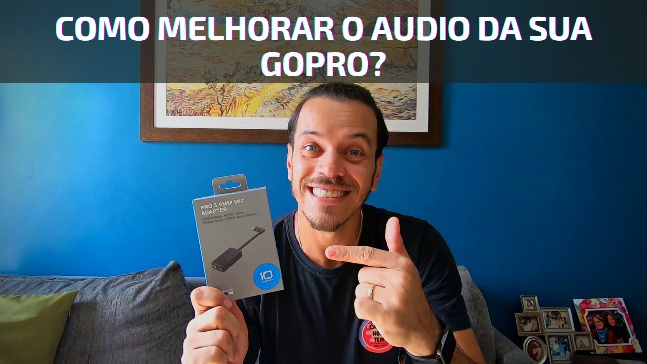 Melhore Seu Áudio: Adaptador de Microfone para GoPro! | CANAL HOJE TEM
