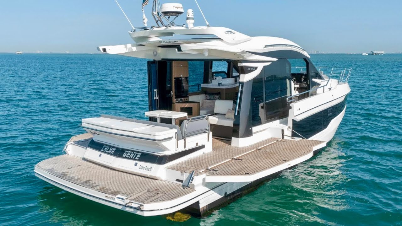£930,000 Yacht Tour : Galeon 410HTC