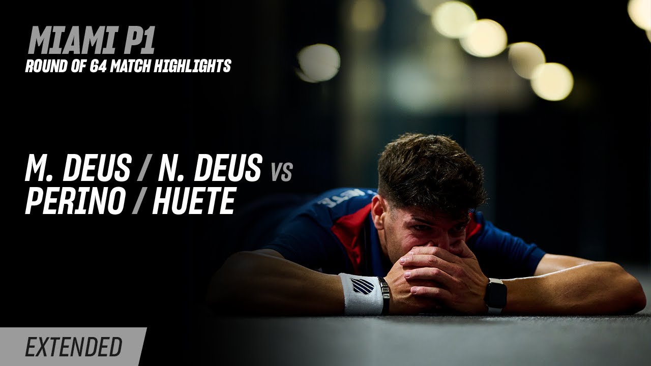 Miami Premier Padel P1 🇺🇸🎾 M.Deus / N.Deus vs. Perino / Huete (R64 Highlight)