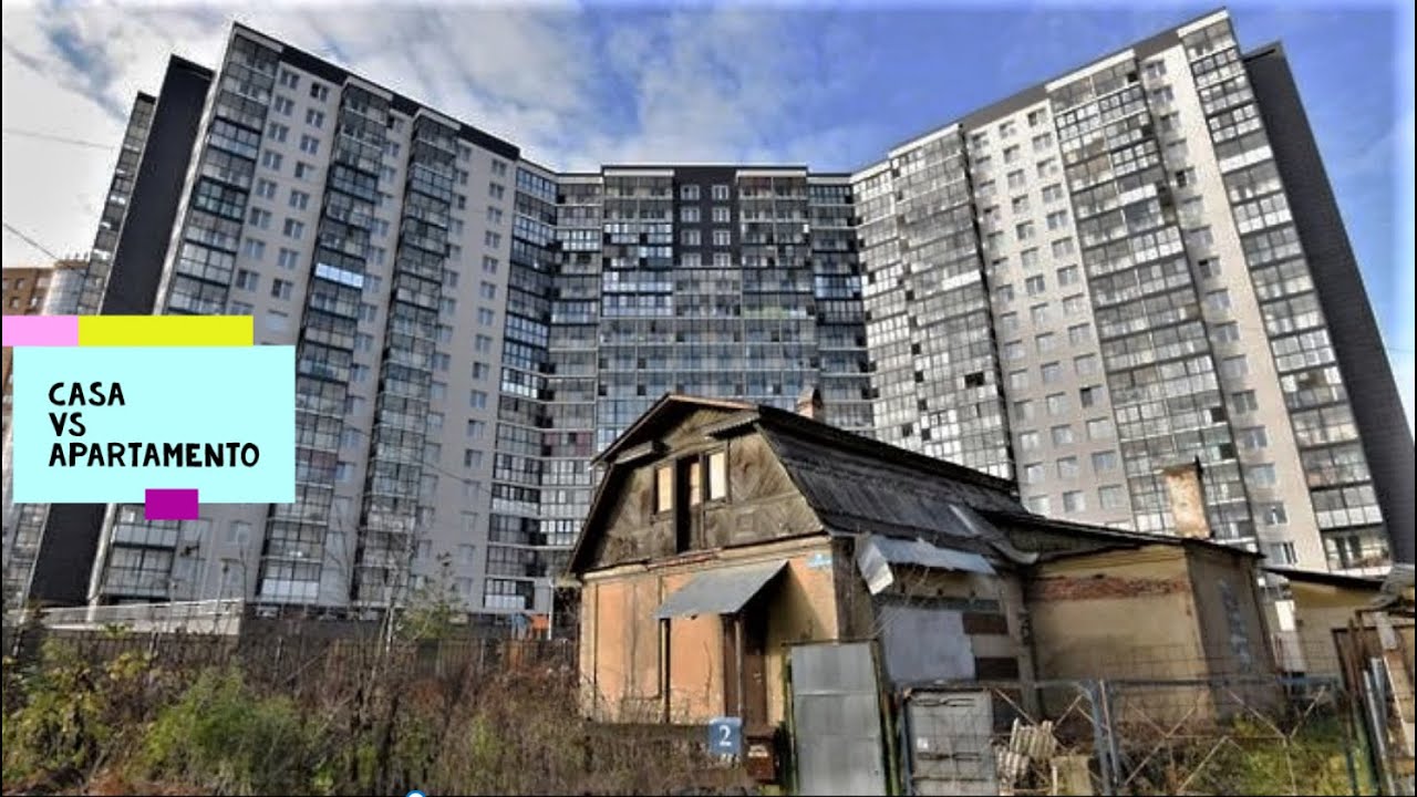 Casa vs apartamento - real estate en Rusia - nuestra casa en construcción
