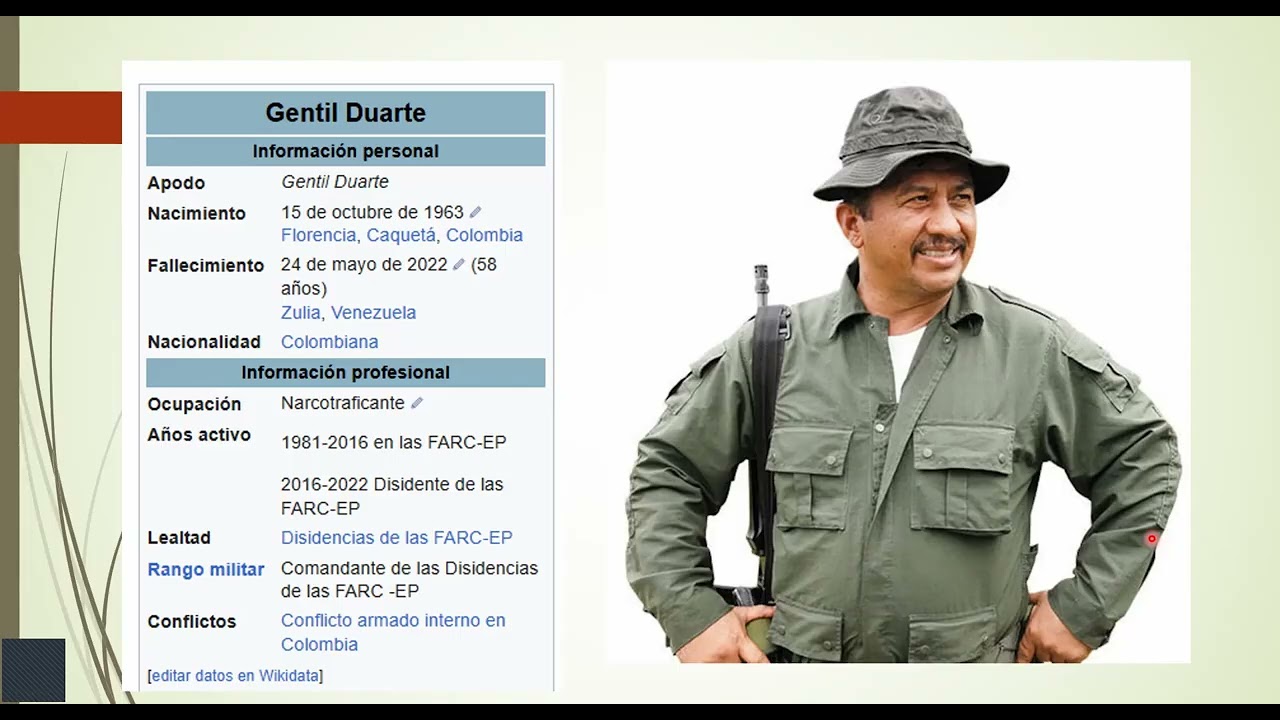Gentil Duarte: El alfil del narcoterrorismo comunista y vendetta interna en cartel de los soles