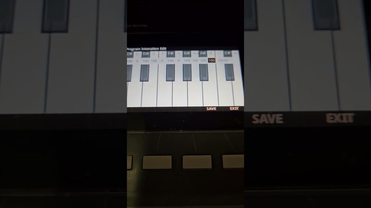 Kako napraviti terce na Kurzweil K2061 (user scale)