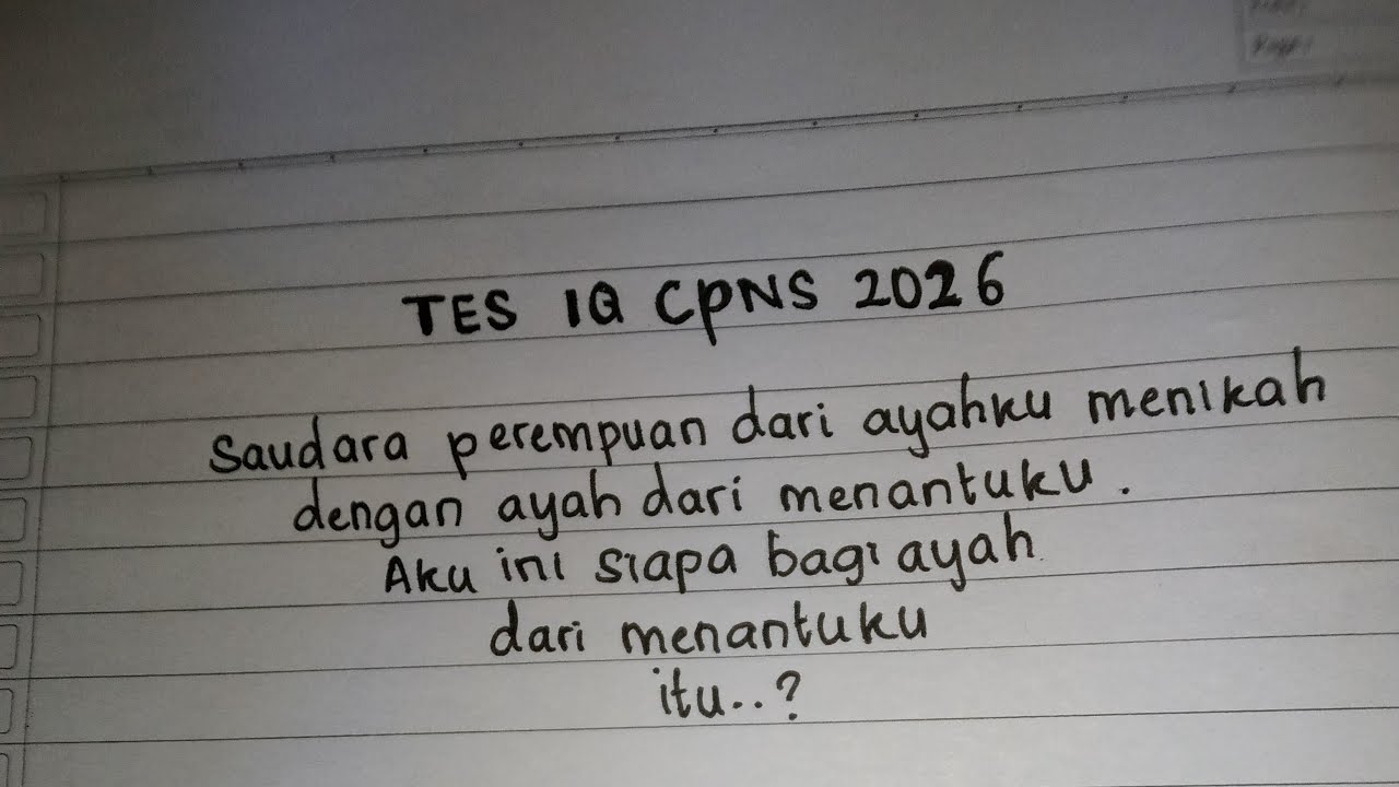 TES IQ CPNS 2026
