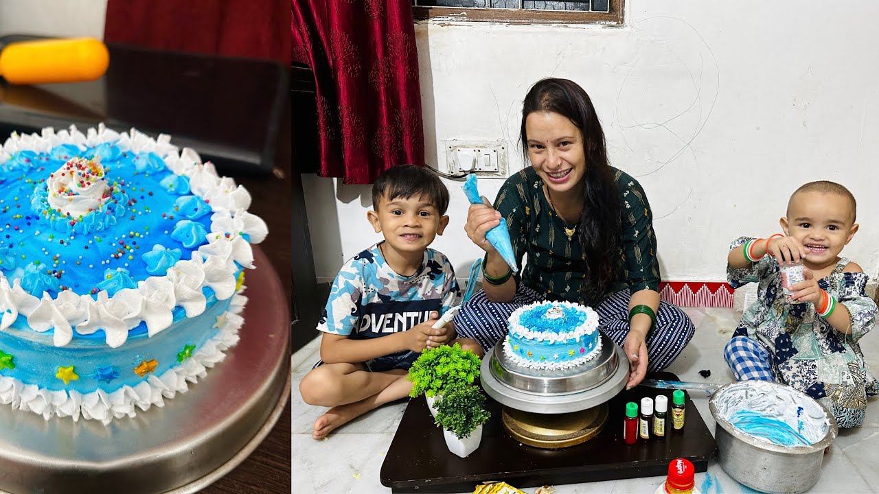 Rashi Ne Banaya Samandar Wala Cake 😍 Kya Pasand Aayega ? 🥹 🌊