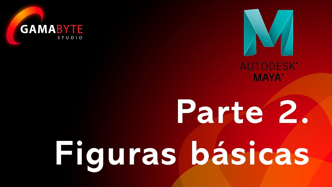 Parte 2 - Figuras basicas de modelado 3D - Curso completo 2022. Autodesk Maya.