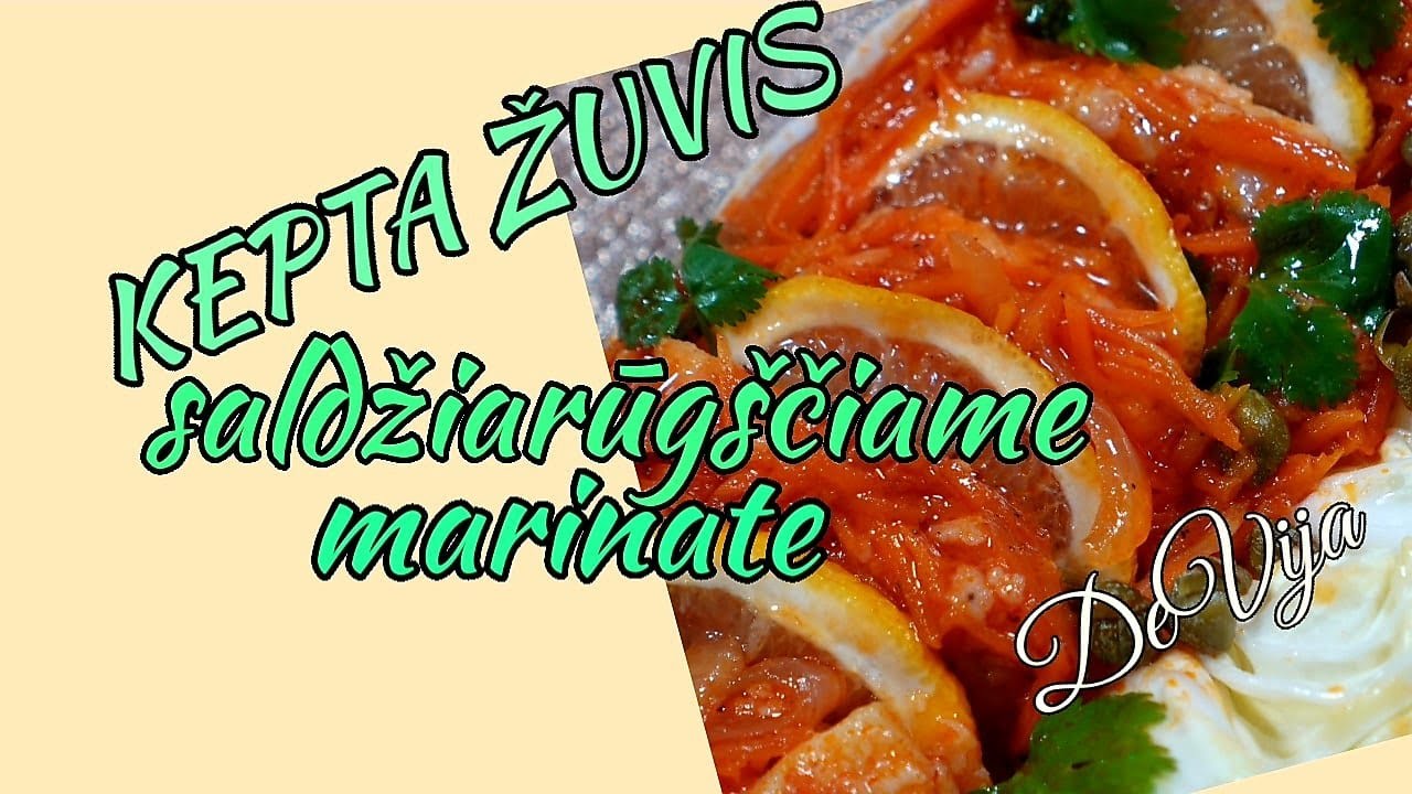 Kepta žuvis saldžiarūg&scaron;čiame marinate- Kūčioms ir artėjančioms &scaron;ventėms! 👌 Dalinuosi patarimais!